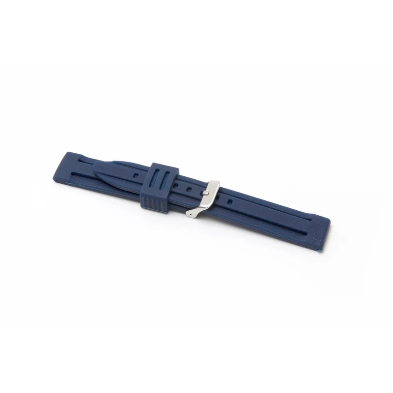 LBS Blue Silicone Watch Strap 8003/22