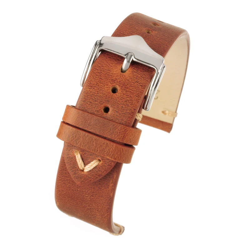 LBS Brown Vintage Watch Strap WV101/18