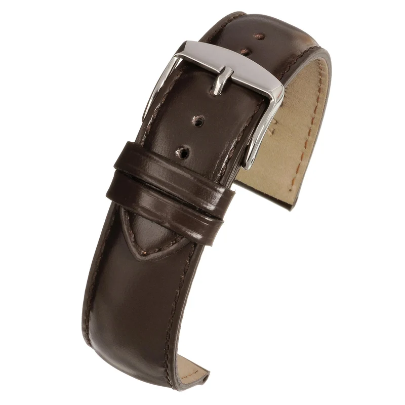 LBS Brown Gloss Superior Grade Watch Strap WH701/18