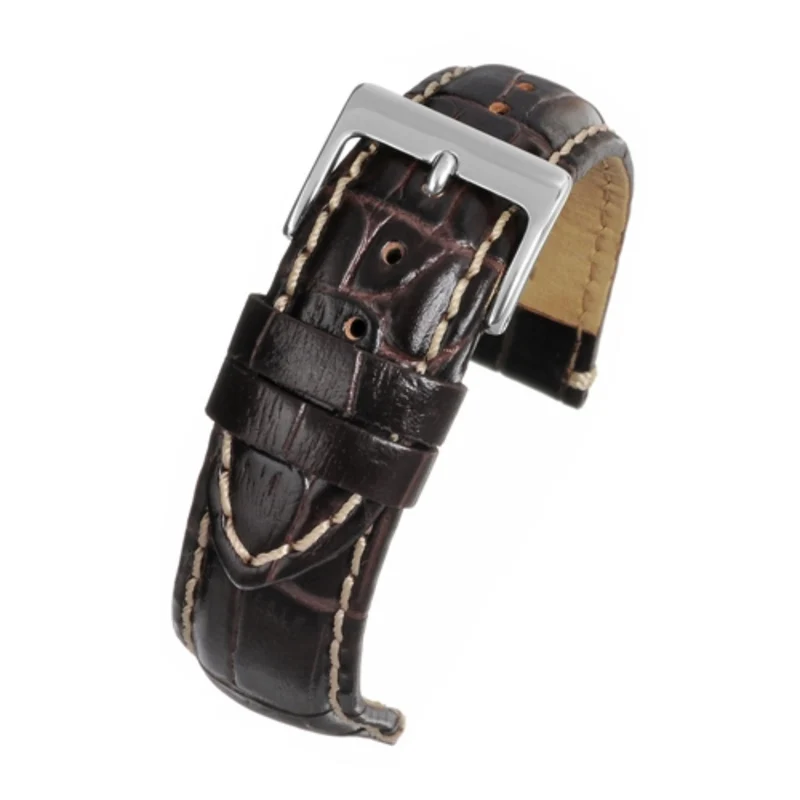 LBS Brown Padded High Grade Watch Strap W105P/20