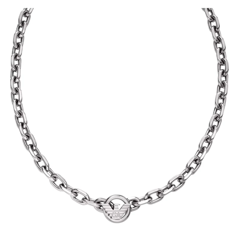 Emporio Armani Stainless Steel ID Men's Necklace EGS3235040