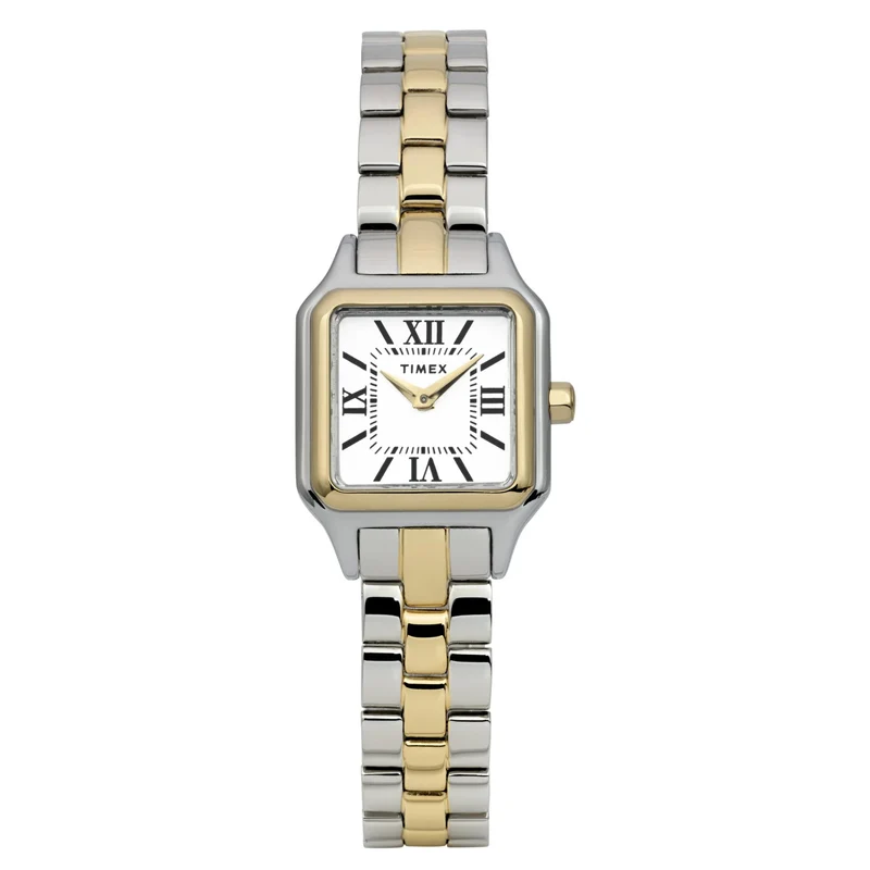 Timex Trend 23mm Silver Dial Steel Ladies Quartz Watch TW2Y23900