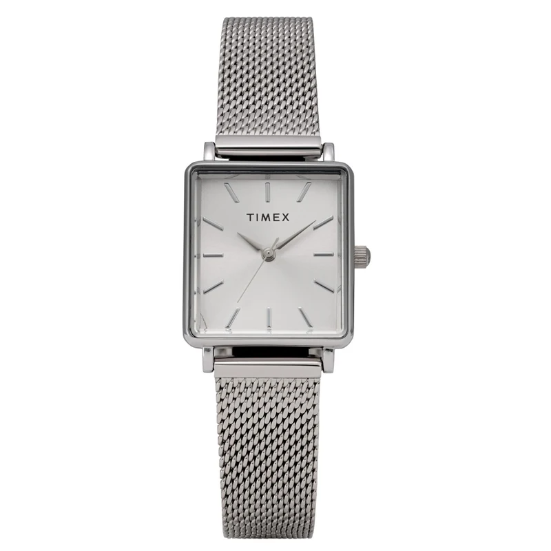 Timex TREND 22mm Silver Dial Steel Ladies Quartz Watch TW2Y26300