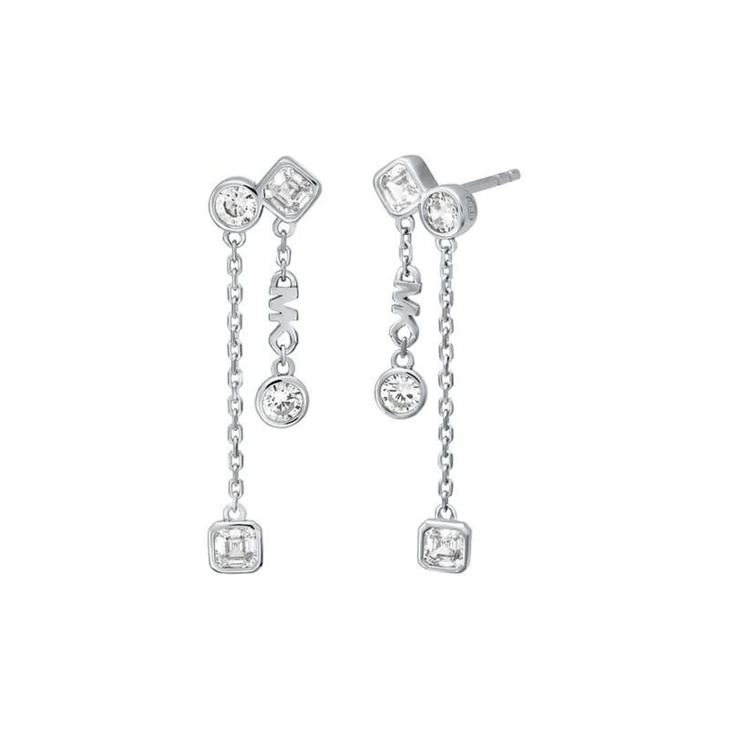 Michael Kors Brilliance Sterling Silver Drop Ladies Earrings MKC1773040