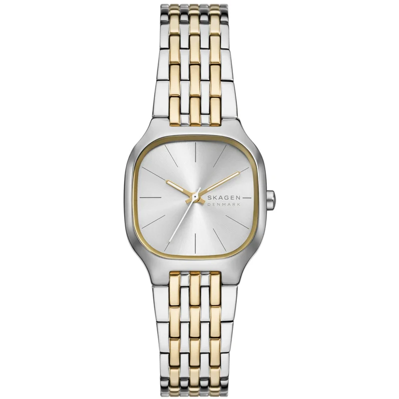 Skagen Mellem Lille Silver Dial Two-Tone Stainless Steel Strap Ladies Watch SKW3160