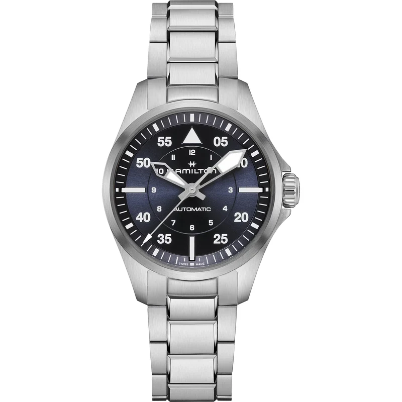 Hamilton Khaki Aviation 36mm Blue Dial Steel Mens Automatic Watch H76215140