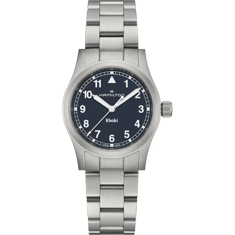 Hamilton Khaki Field 33mm Blue Dial Steel Ladies Quartz Watch H69301140