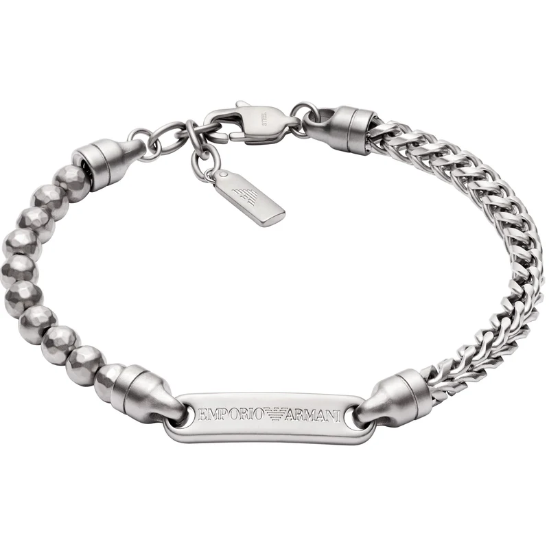 Emporio Armani Stainless Steel ID Men's Bracelet EGS3181040