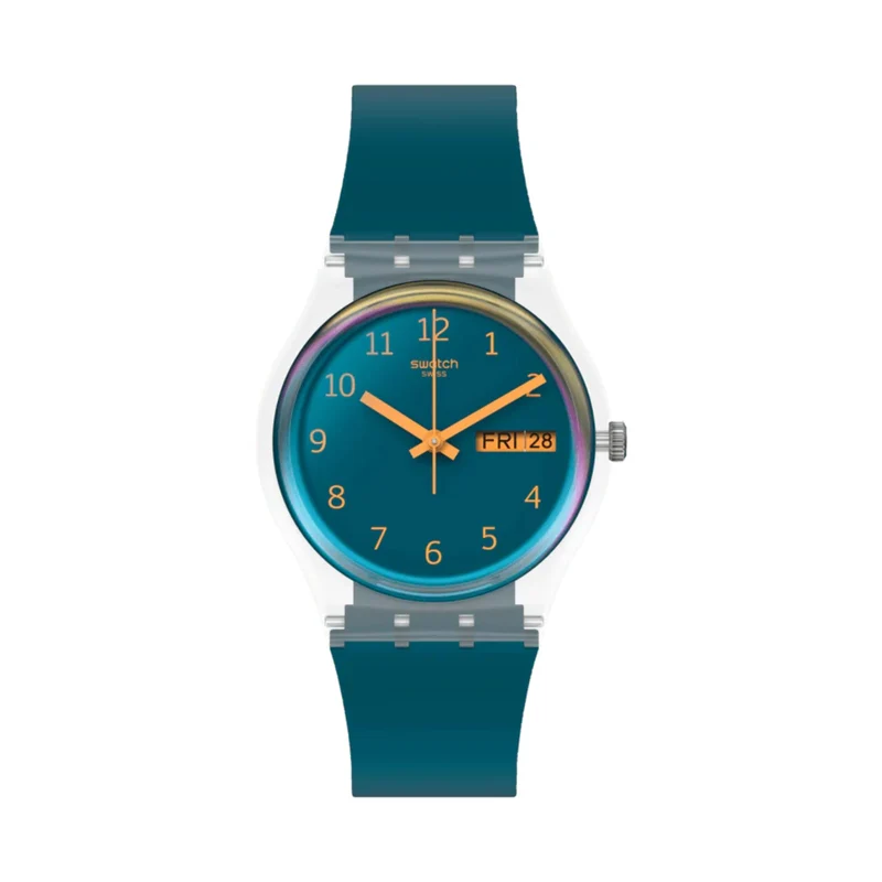 Swatch Blue Away Quartz Blue Dial Bio-sourced Watch SO28K700